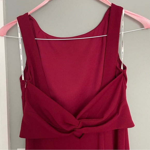 Azazie / Blush Mark Burgundy Backless Bridemaid / Formal Dress | Size M - Picture 6 of 11